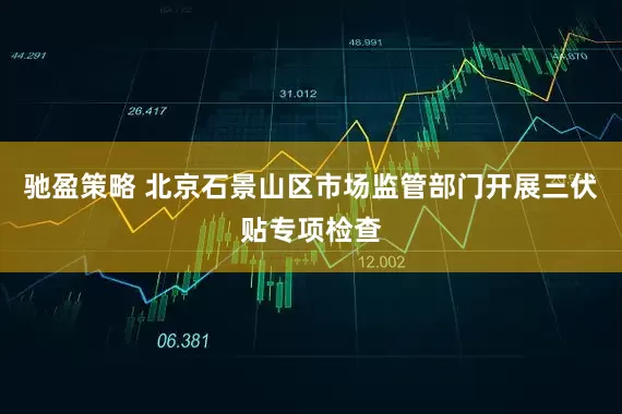 驰盈策略 北京石景山区市场监管部门开展三伏贴专项检查