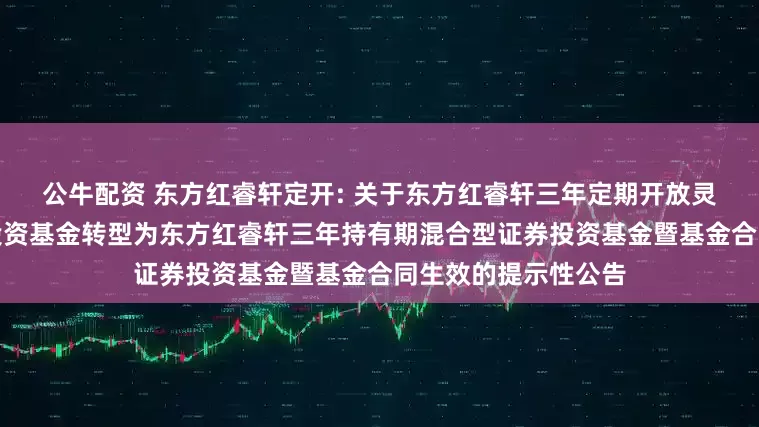 公牛配资 东方红睿轩定开: 关于东方红睿轩三年定期开放灵活配置混合型证券投资基金转型为东方红睿轩三年持有期混合型证券投资基金暨基金合同生效的提示性公告